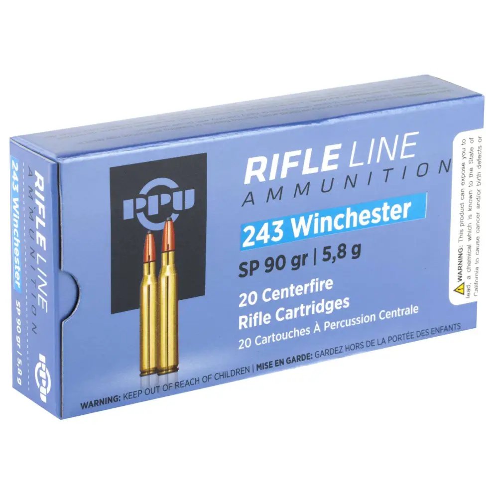 Buy Prvi Partizan PP2431 Standard Rifle 243 Win 90gr Soft Point 20 Box online