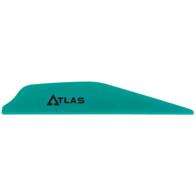 Bohning Atlas Vanes 101072TL28 Teal AR1000 Low-Profile 100pk - Bohning