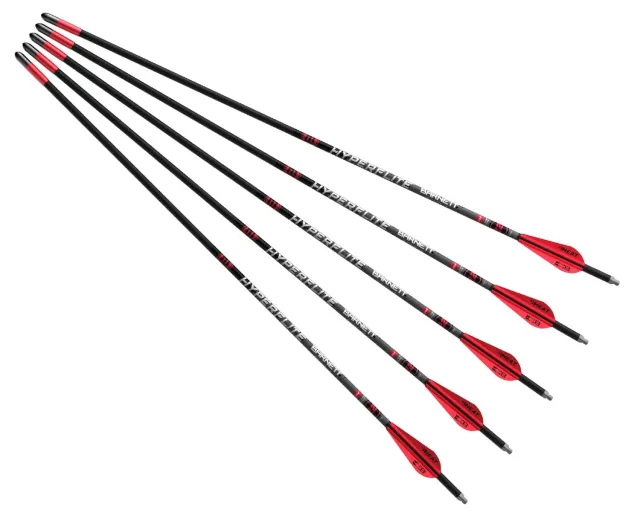 Barnett BAR20043 Hyperflite Crossbow Bolts 22" Heat Vanes 5 Pack