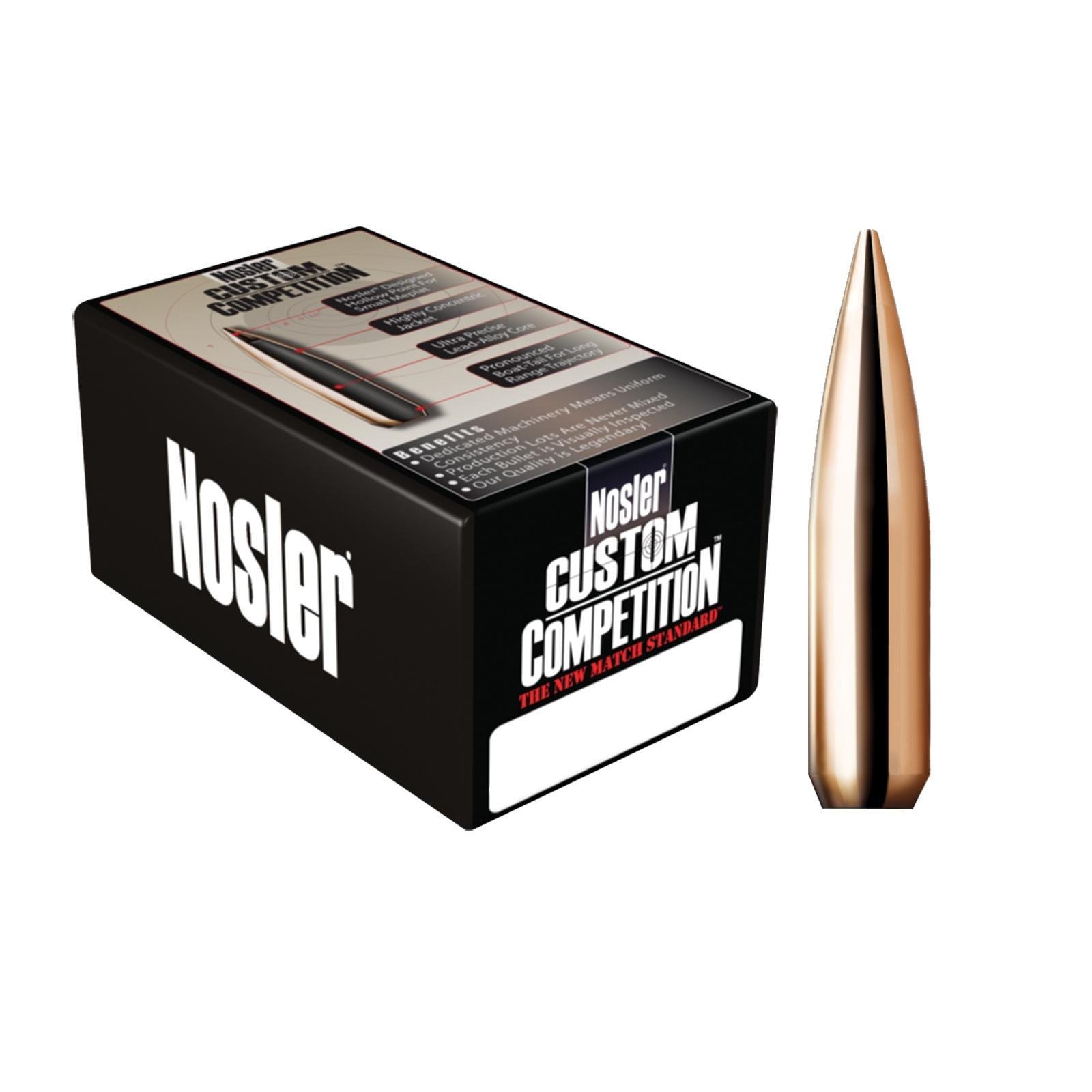 Nosler Custom Competition .22 Cal (.224) 77gr HPBT 1000ct - Nosler Bullets Inc.
