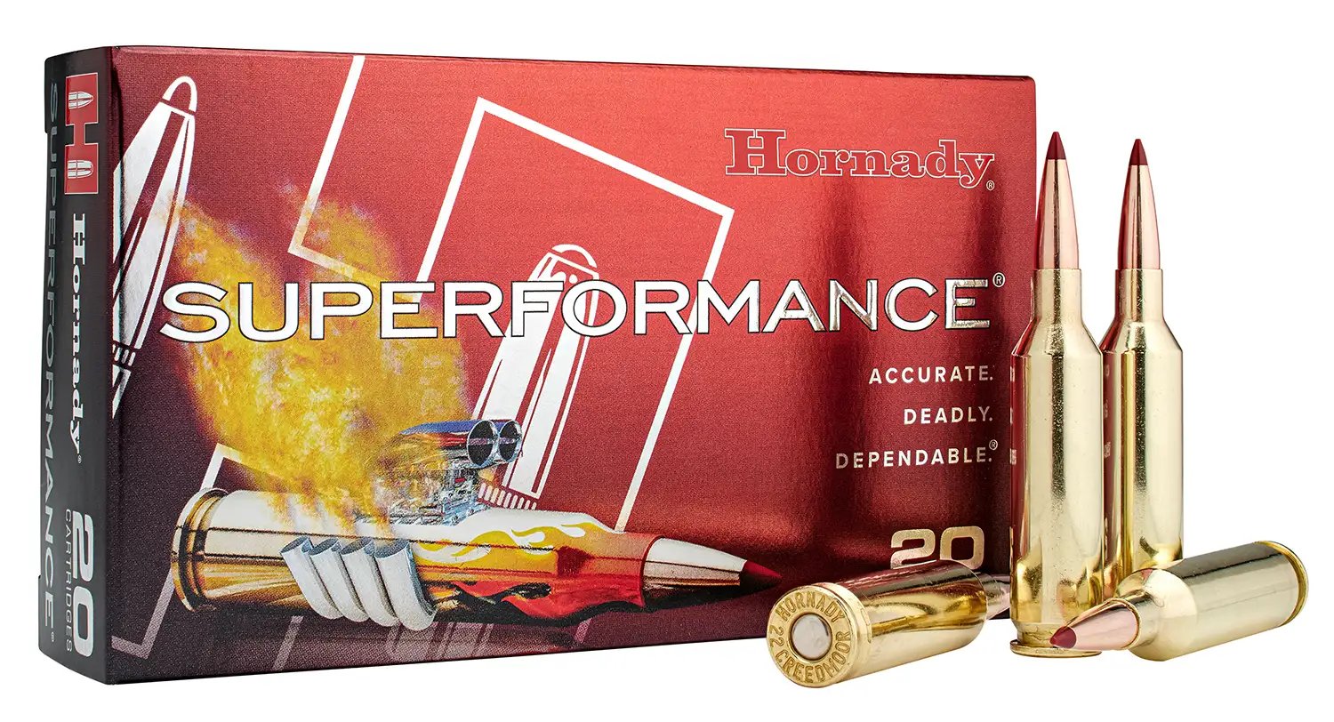 Hornady Superformance Rifle Ammo 22 Creedmoor 65 gr. CX 20 rd. - Hornady Manufacturing Company - 22 Creedmoor