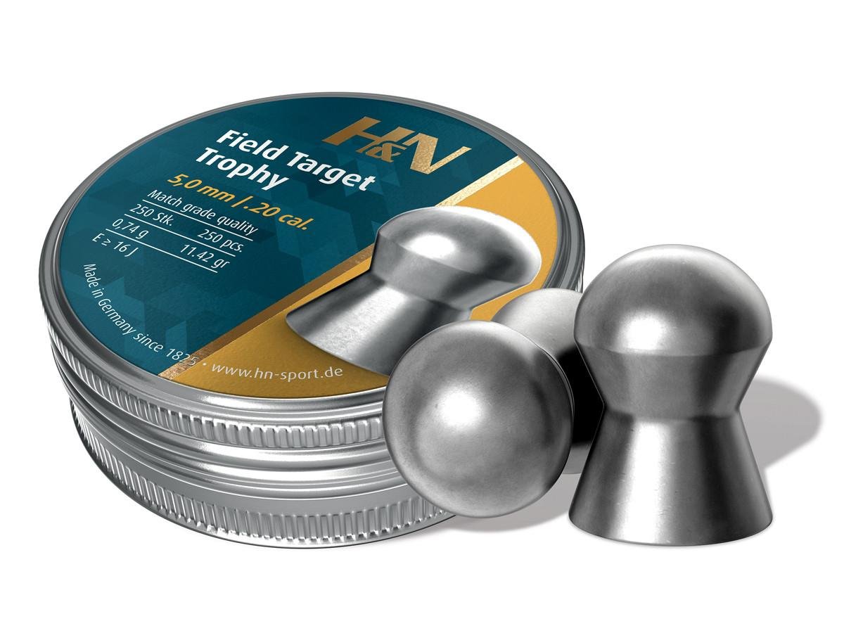 Hatsan Field Target Trophy .20 cal 250/ct Pellets Round Tin - Hatsan - .20