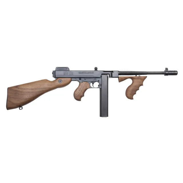 Auto-Ordnance T1SB 1927A-1 Semi-Auto Rifle, .45 ACP, 30-Round Capacity, 10.5-Inch Barrel, Walnut Stock, Black Finish - Auto-Ordnance - 45 ACP for sale at Keys Gun Shop