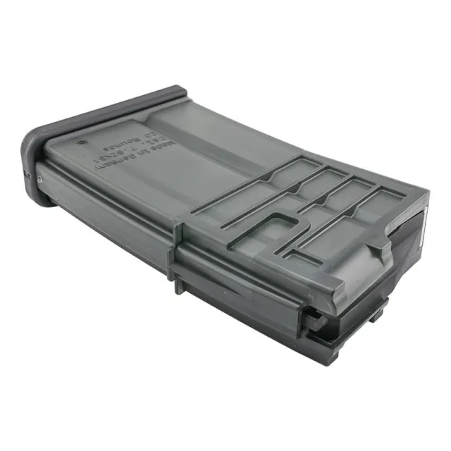 HK MR762 234708S OEM 7.62X51MM NATO 20RD CLEAR MAGAZINE MAG - Heckler & Koch - 308 WIN