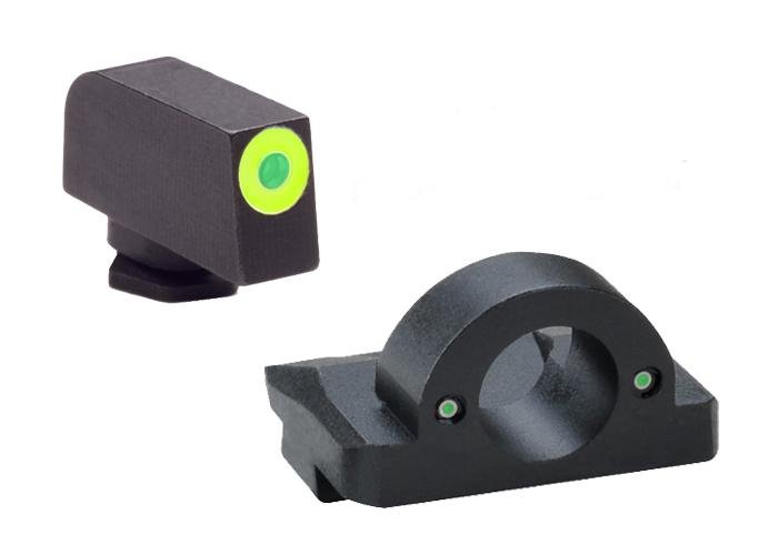 AmeriGlo GL-325 Ghost Ring Night Sight Set Glock 17-39 Green Tritium - Ameriglo