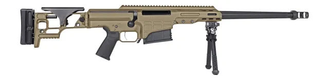 Barrett 20171 MRAD Covert 6.5 Creedmoor 10+1 17" Black Match Grade Fluted Barrel, Flat Dark Earth Cerakote Aluminum Receiver w/Picatinny Rail, M-LOK Handguard, Side Folding w/Adj Comb Black Polymer St