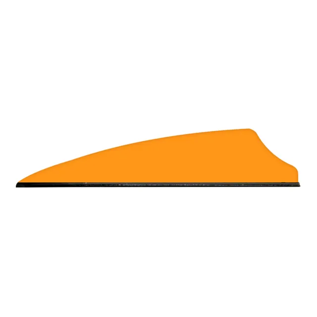 Q2i Q05044 Fusion X-II Vanes Neon Orange 2.1" 100pk Shield Cut Design - Q2i