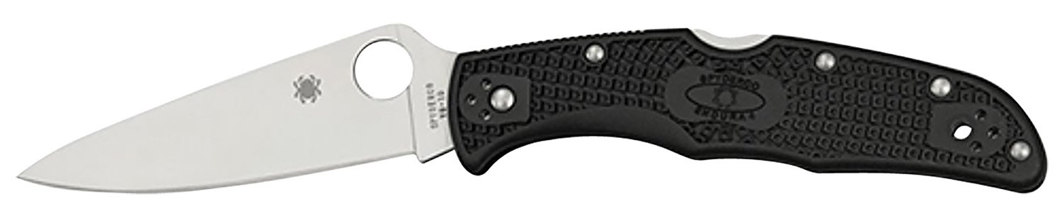 Spyderco C10FPBK Endura SL-PL Black Flat Ground Knife - Spyderco