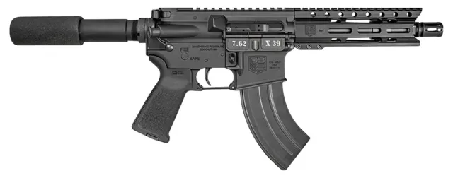 Diamondback DB1912O001 DB15 7.62x39mm 7" 28+1 Black M-LOK Magpul Grip - DIA - 7.62x39mm