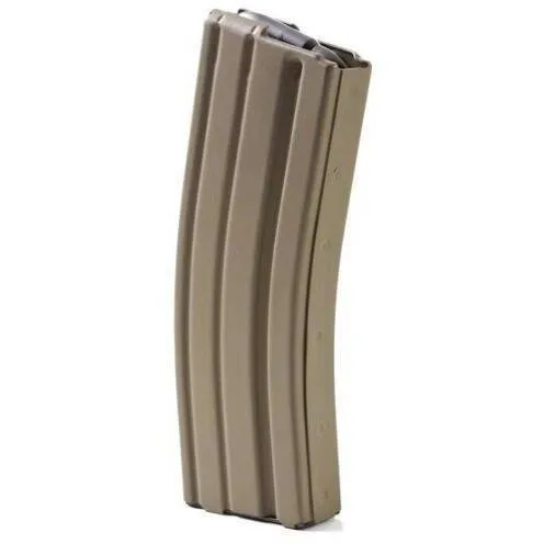 ASC AR Family Rifle Magazine Black Follower Dark Earth Stainless Steel .223 Remington 30/rd - Asc - .223 Rem/5.56mm