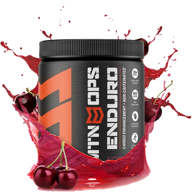 MTN OPS 1029-BC Enduro Cardio Enhance Black Cherry, Caffeine-Free Boost - MTN OPS