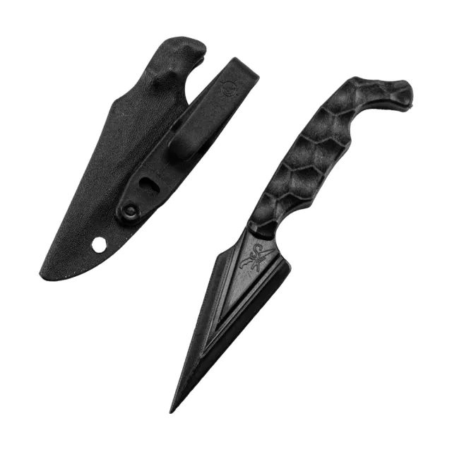 STROUP B5-B-G10 Ultralite 3.75" Spear Point Blade, Zytel, 7.5" Black - Stroup Knives