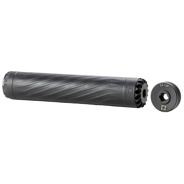 Anechoic X223LB Titanium Suppressor 1/2"x28 Black Stainless Steel 1.62"
