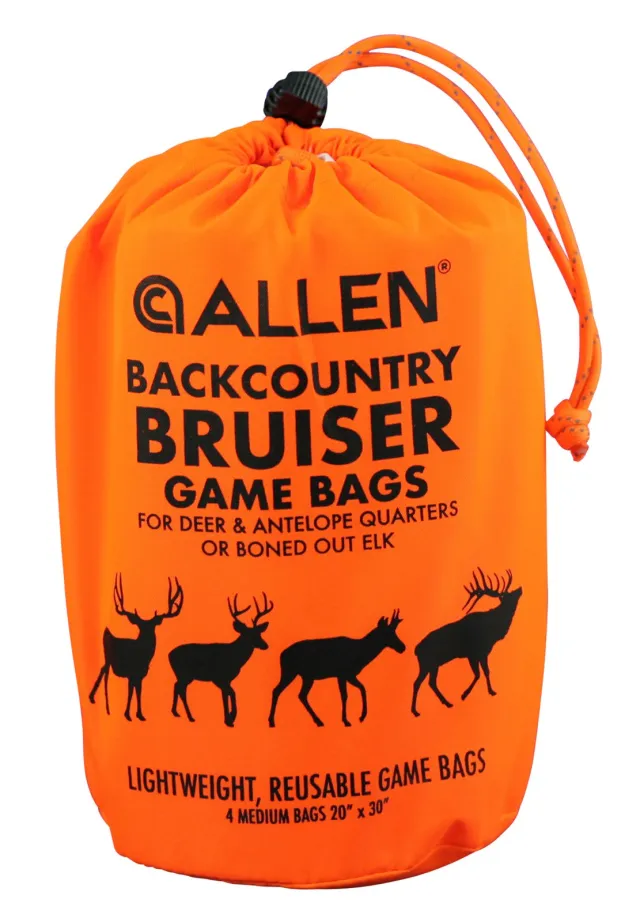 Allen BackCountry Bruiser Deer Game Bag Set Orange Polyester 4 Bags 6591 - Allen Company
