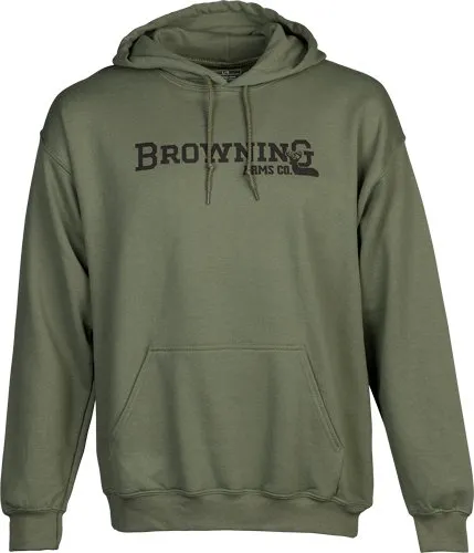 Browning Buckmark Hoodie Dark Green XL 5030016404 - Browning