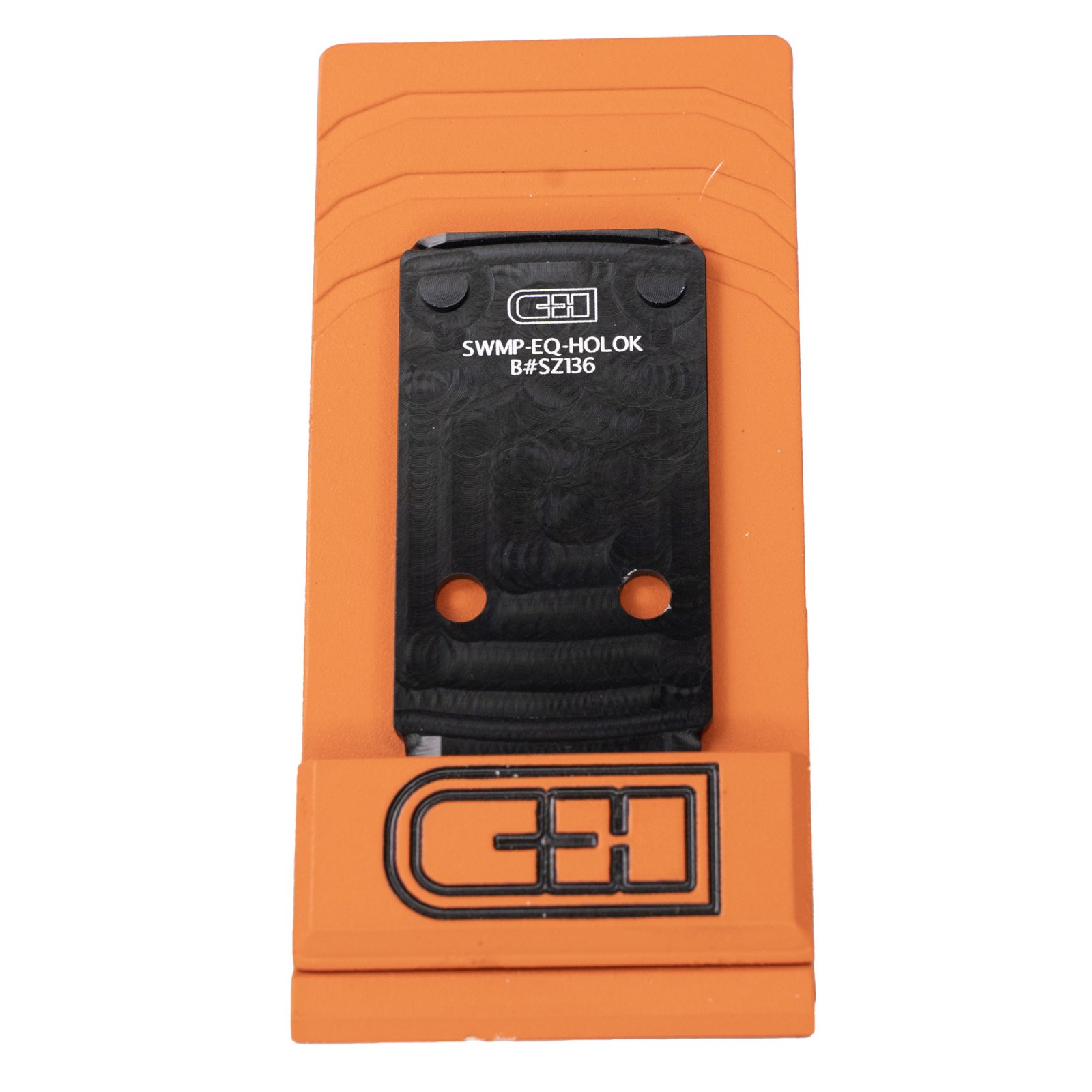 Buy C&H Precision SWMP-57-EQ-HOLOK Optic Mount Plate Black Steel online