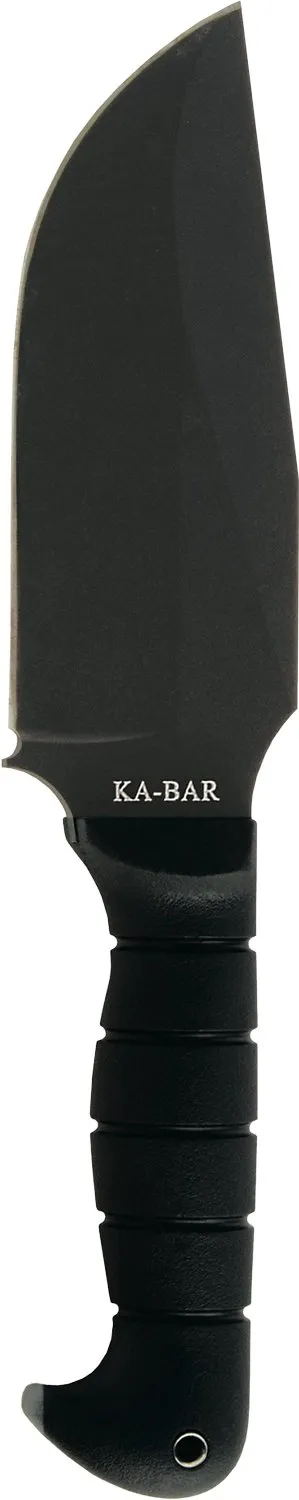 Ka-Bar 1278 Warthog 6.75" Fixed Blade Knife, SK-5 High Carbon, TPR Handle - Ka-Bar