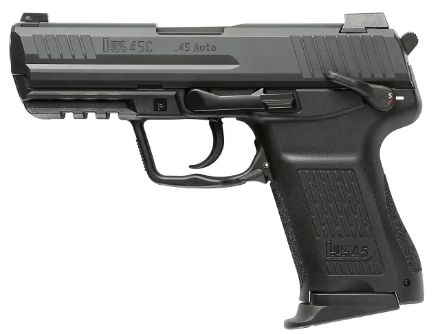 H&K HK45C 81001111 45 Auto Pistol 8+1 Black Nitride Slide 3.94" Barrel - Heckler & Koch - 45 ACP