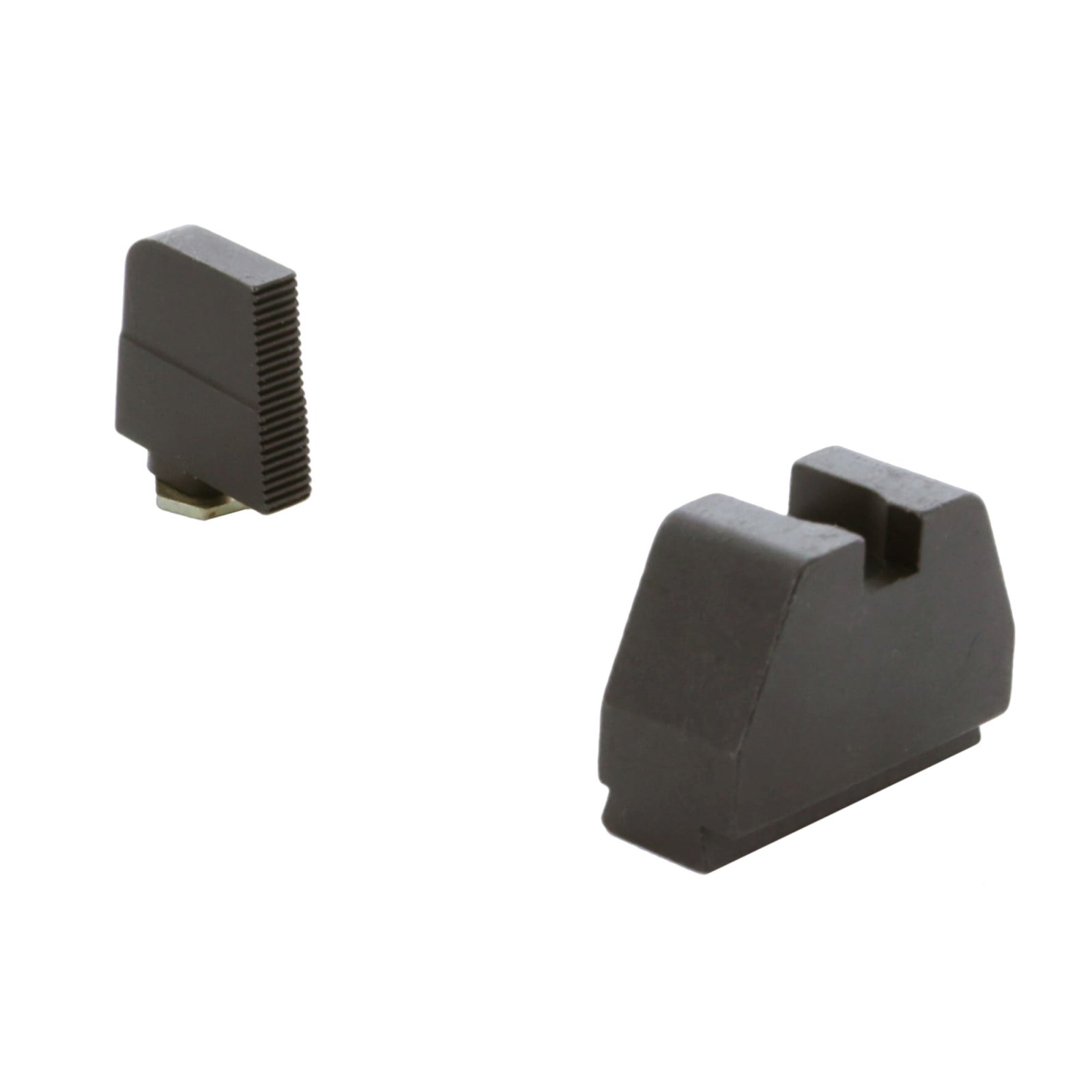 AmeriGlo GL-527 Optic Sight Set Black Serrated for Glock 43X/48 MOS - AmeriGlo