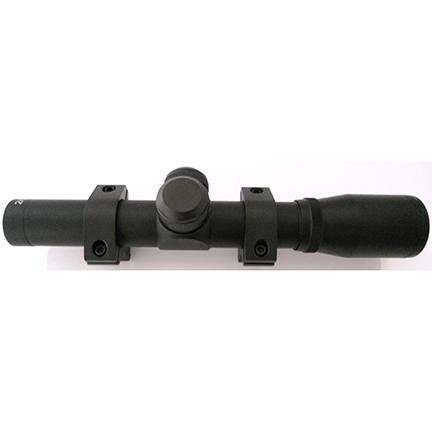 Keystone 80061 Pistol Scope 2x20mm, 14.5" Eye Relief, Dovetail Rings - Keystone Sporting Arms