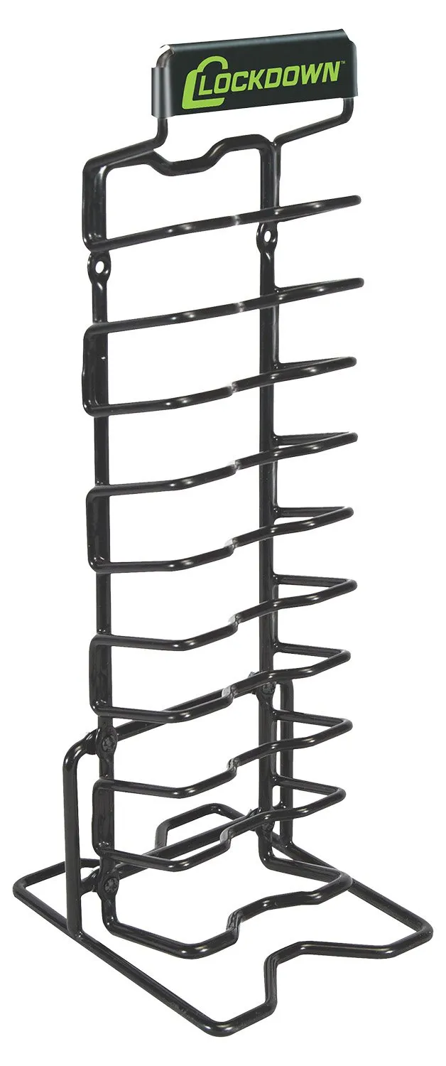 Lockdown 222972 AR-15 Magazine Rack Vinyl Coated Steel Black - Lockdown