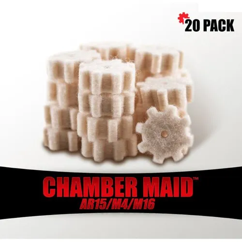 Buy Pro-Shot Chamber Maid 5.56/.223 Cal Star Swabs 20 Pack - KLEEN-BORE 556CMS-20 Accessories online