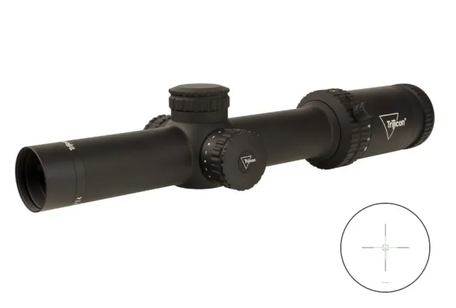 Trijicon Credo 1-6x24 30mm .223 Second Focal Plane Matte Black - Trijicon - 24MM