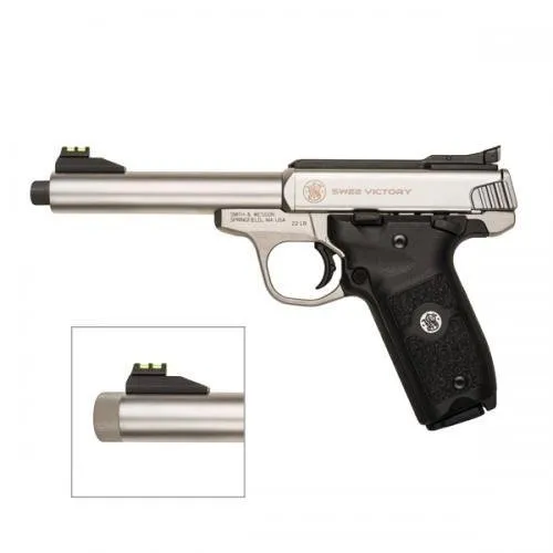 Buy Smith & Wesson SW22 Victory 22 LR 5.50" TB 10+1 Satin Stainless Steel... online