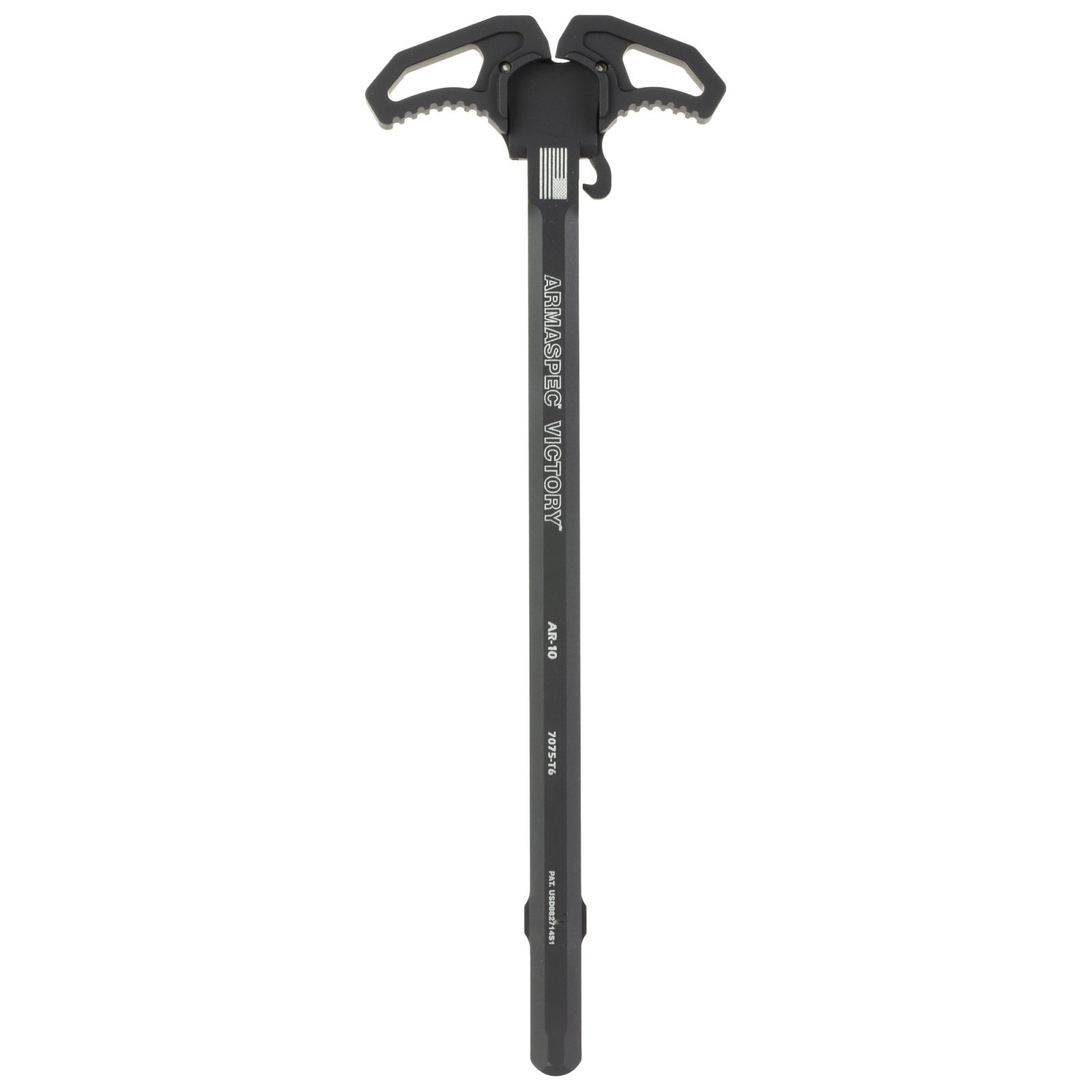 Armaspec ARM162BLK Victory AR-10 Ambidextrous Charging Handle Black - Armaspec
