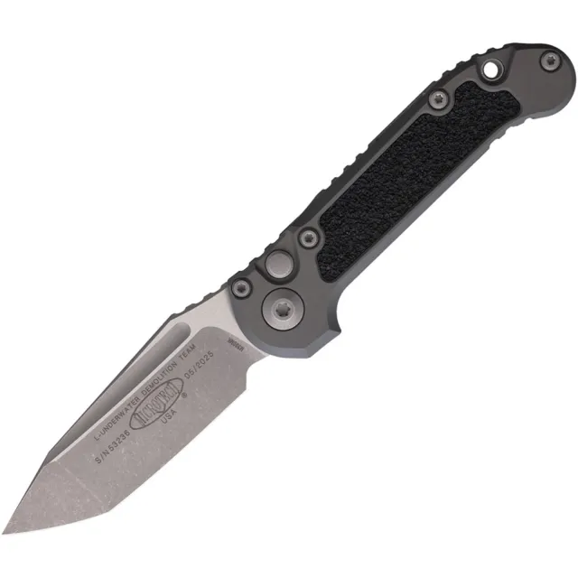 Microtech LUDT G3 3.5 In T/E Natural Clear Apocalyptic ALU HNDL