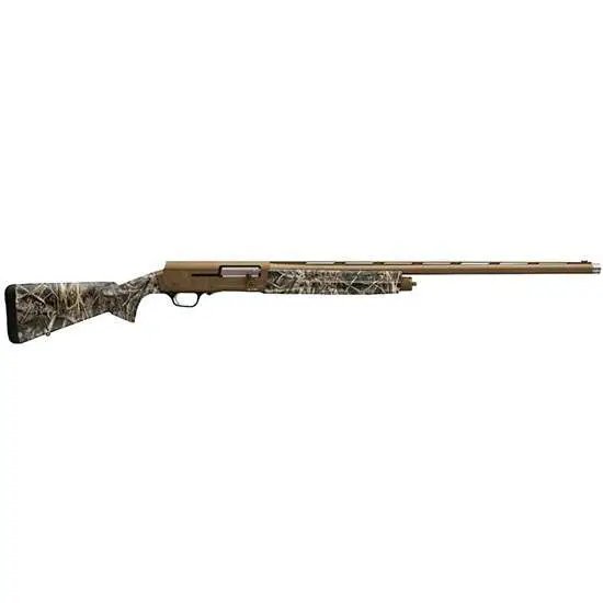 Browning A5 Wicked Wing 12 Gauge 26" Barrel 3.5" 4+1, Burnt Bronze Cerakote/Rec, Realtree Max-7 Camo Synthetic Stock - Browning - 12 Gauge