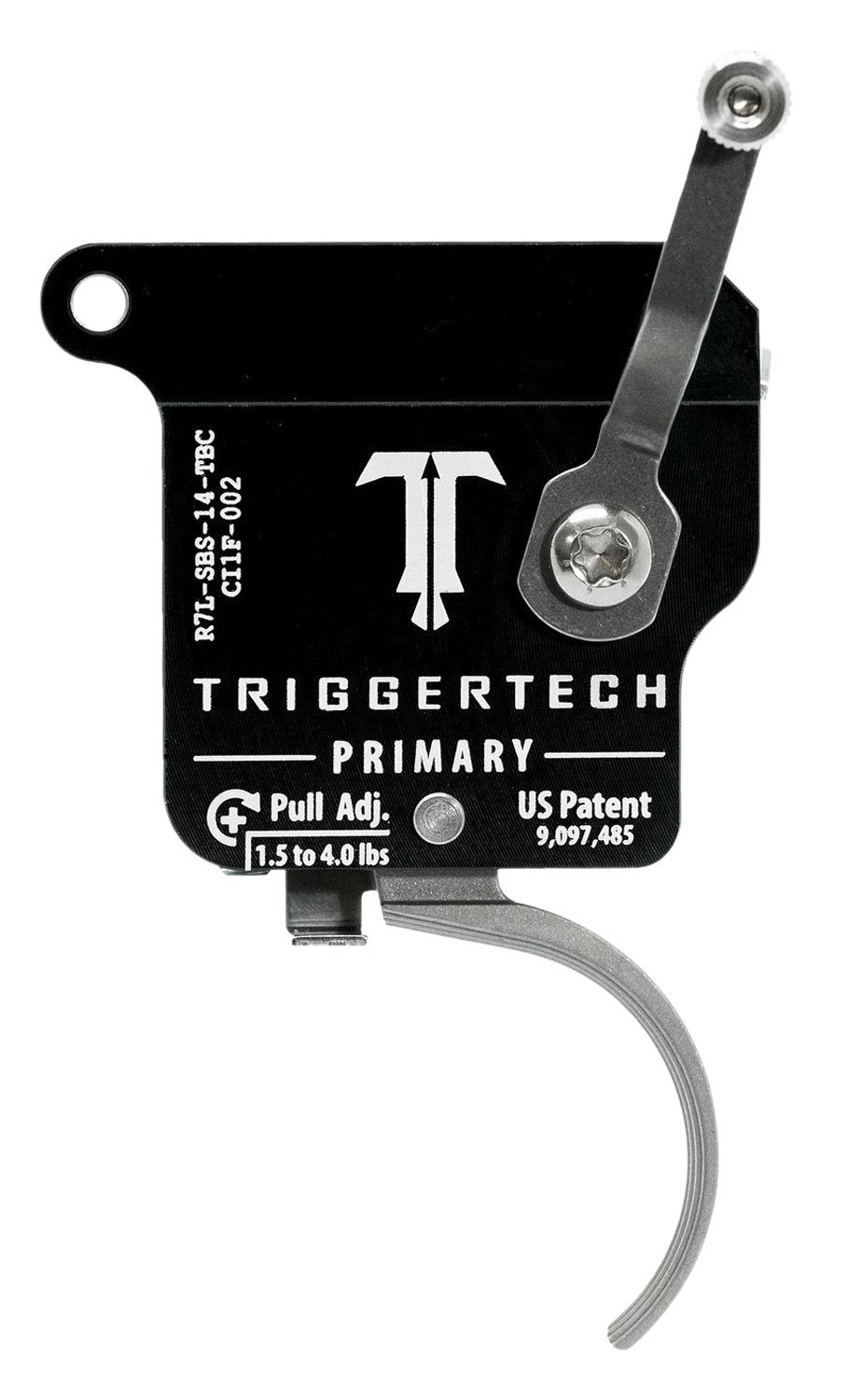 TriggerTech R7LSBS14TBC Remington 700 Curved Trigger 1.5-4 lbs Adjustable - TRIGGERTECH