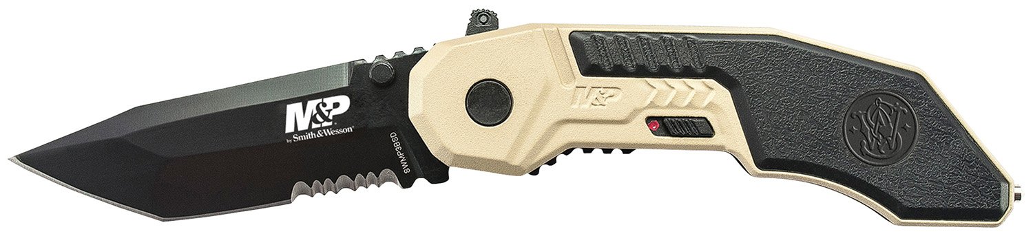 Uncle Henry SWMP3BSDCP M&P M.A.G.I.C. Folding Knife 2.80" Serrated Blade - M&P