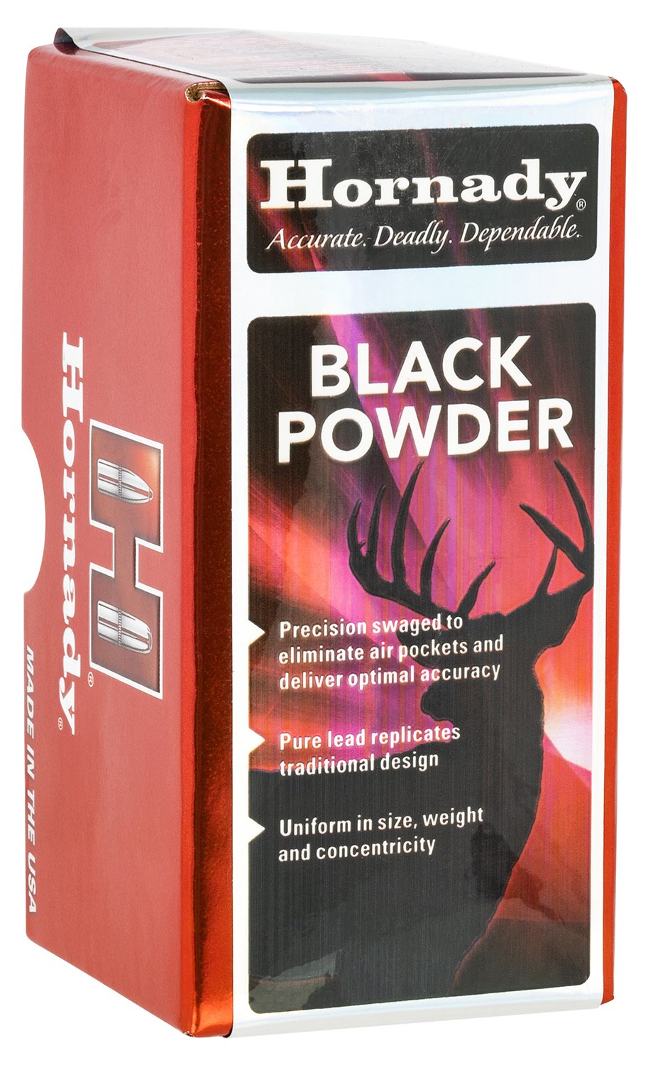 Hornady 6120 58 Caliber Lead Ball 228 Grain 50 Per Box Cold Swaged - Hornady - 58