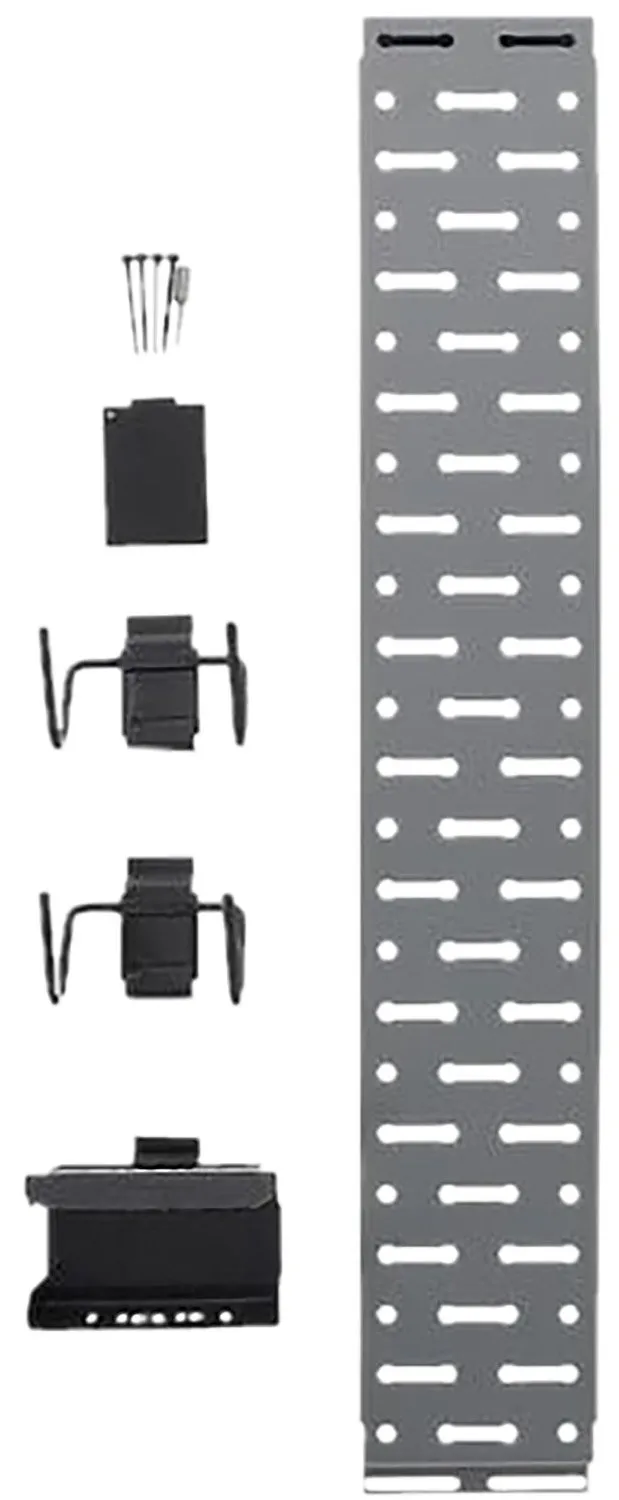 Lockdown Securewall Handgun Kit 1215348 Black/Silver Holds 2 Handguns - Lockdown