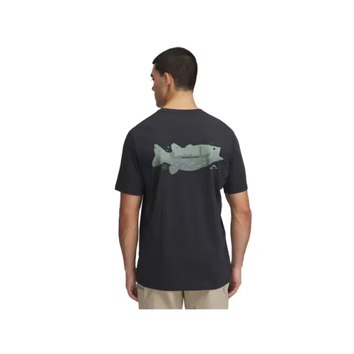 Under Armour UA M BASS SS X-Large Anthracite/Silica Green Short Sleeve