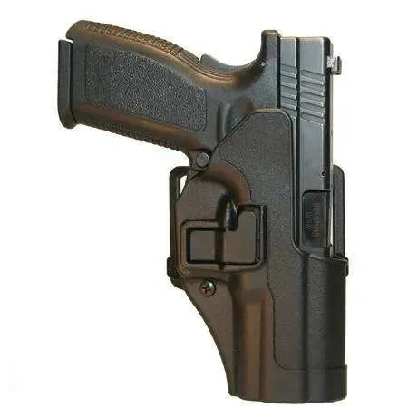 Blackhawk 410514BKR Serpa CQC OWB Holster Matte Black Polymer Right Hand
