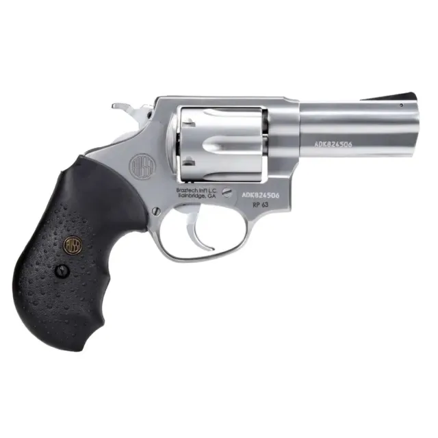 Rossi 2RP639 RP63 Revolver - .357 Mag, 3-Inch Stainless Steel Barrel, 6-Round Capacity, Rubber Grip, Satin Finish - Rossi - 357 Mag for sale at Gun Club HQ