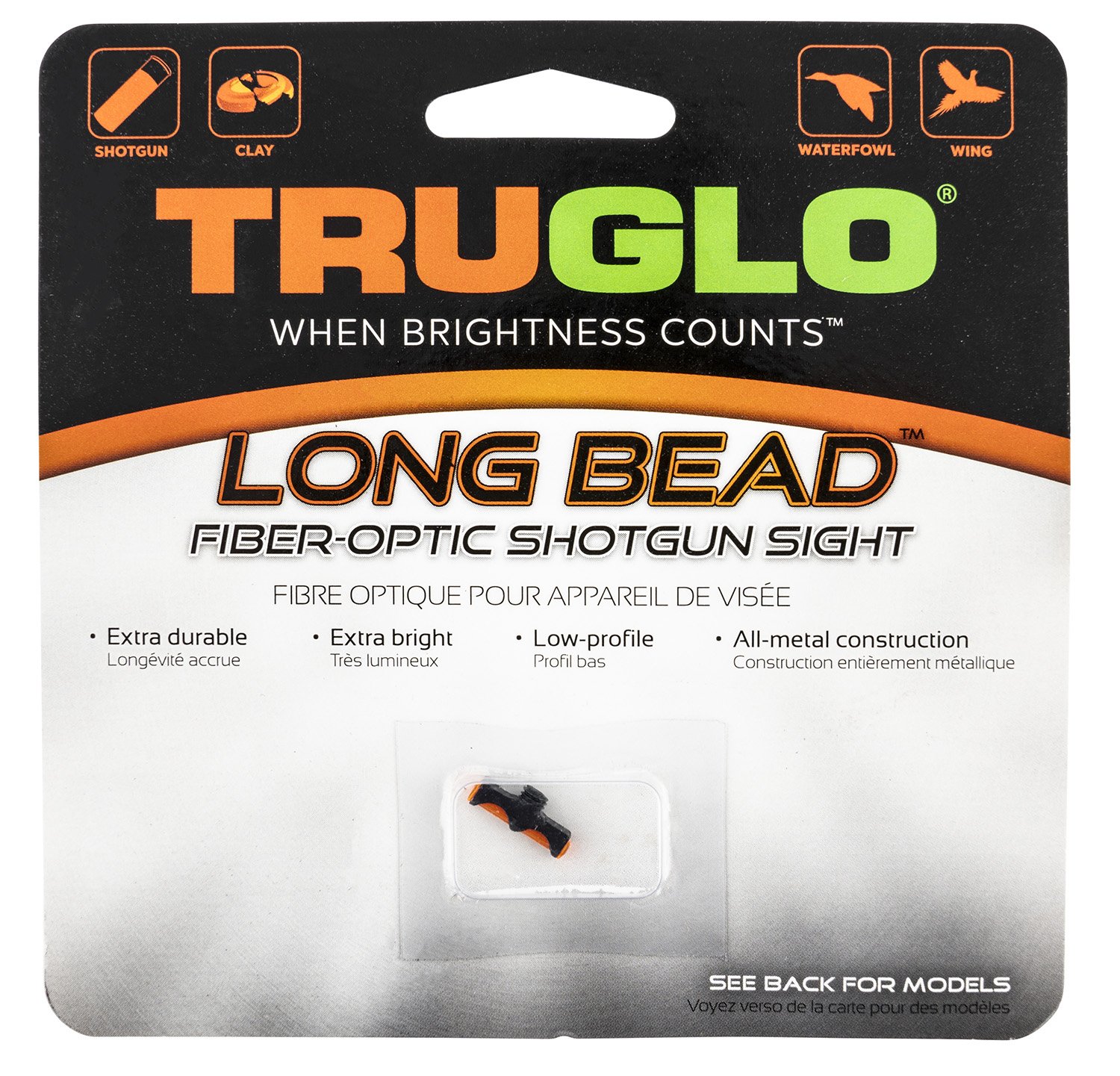 Buy TruGlo TG947ARM Fiber Optic Red Long Bead Universal Shotgun 6-40 online