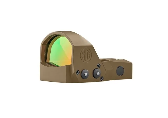 Sig Sauer Romeo1Pro 1x30mm Red Dot Sight 6 MOA FDE - Sig Sauer - 30 MM