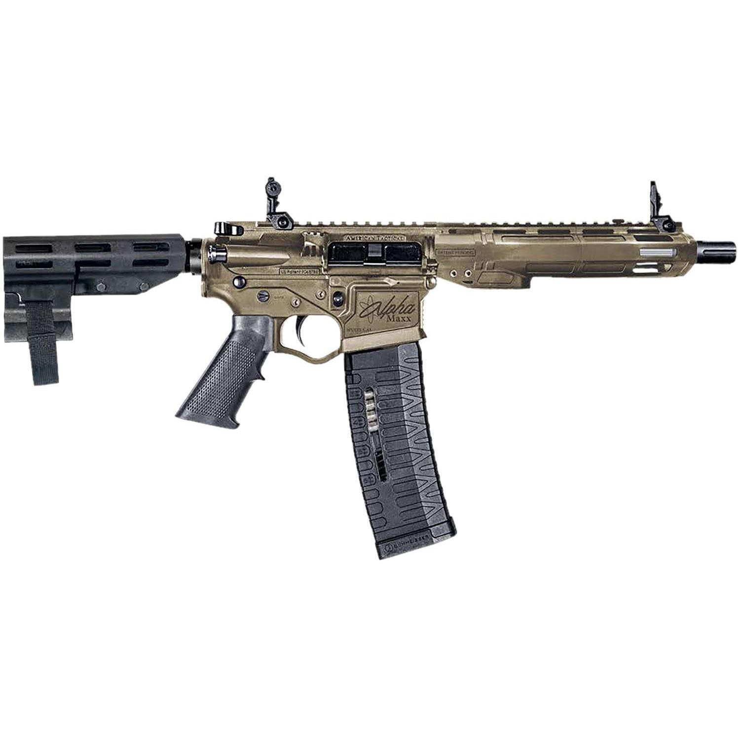 American Tactical Inc Alpha Maxx 5.56x45mm NATO 7.5 in 60+1 Flat Dark Earth - American Tactical Imports - 223 REM | 5.56 NATO