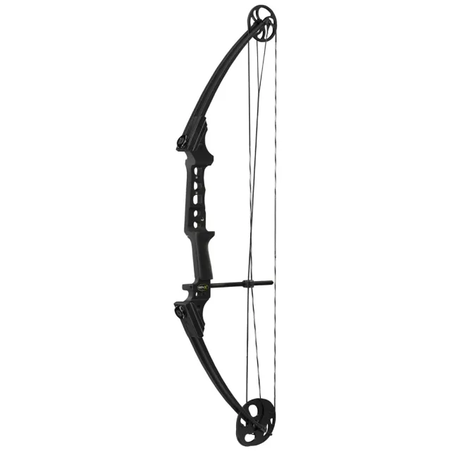 Genesis 12307 Gen X Bow Black LH, 25-40 lbs Draw, 21-30 in Length - Genesis Arms