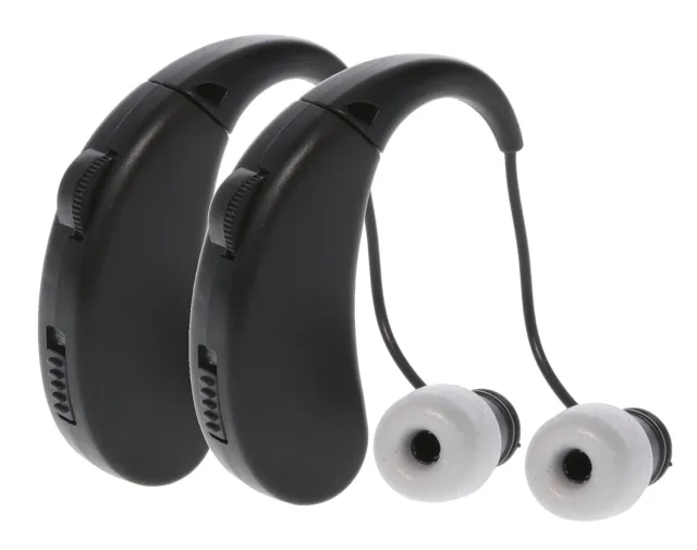 Walker's GWPRCHUE2PK Ultra Ear BTE Hearing Enhancer 22 dB Rechargeable 2 Pack - Walker's for sale at Iron and Lace