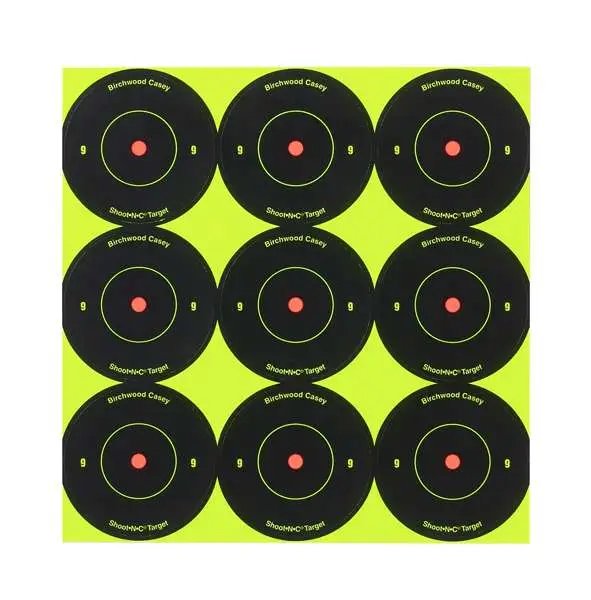 Birchwood Casey BC-34210 2 in Bullseye Target Self-Adhesive 108 Pack - Birchwood Casey - 2"