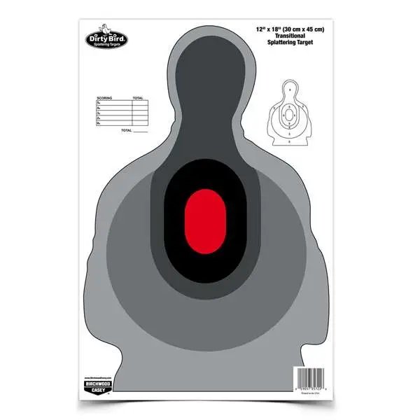 Birchwood Casey Dirty Bird 12x18 Inch Silhouette Target 100 Pack - Birchwood Casey