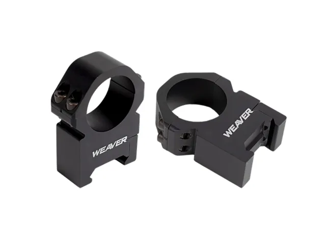 Buy Weaver Precision Rings Matte Black 1 In Medium Height online