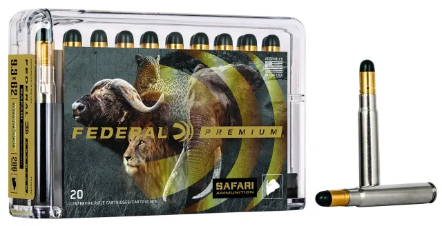 Premium Federal P9374WH Safari Cape-Shok 9.3mmx74R 286 gr Woodleigh Hydro Solid Ammo - 20 Rounds