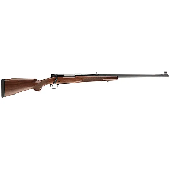Winchester Model 70 Alaskan 300 Win Mag Bolt Action Rifle, 3+1 Capacity, 25" Barrel, Brushed Polish Blued Metal Finish, Satin Walnut Monte Carlo Stock
