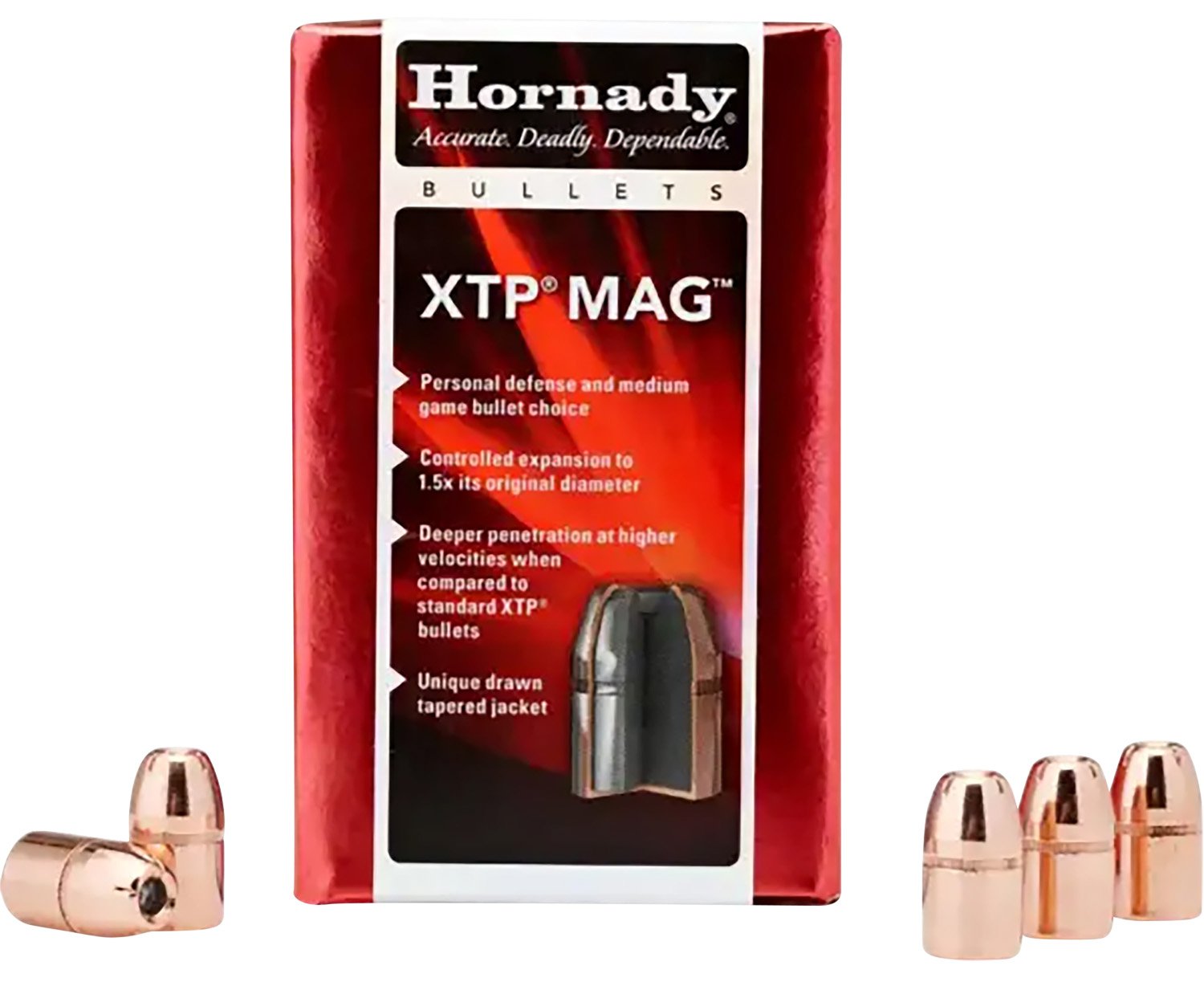 Hornady 50100 XTP Magnum .50 Caliber 350 Grain JHP Projectiles 50/ct - Hornady - 50 Caliber