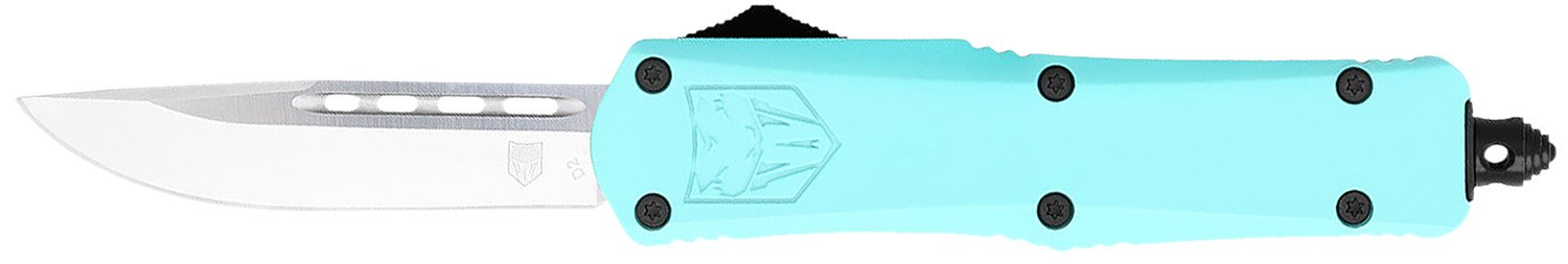CobraTec Knives FS-3 STBFS3DNS 2.75 In D2 Steel Mint Blue Handle - CobraTec Knives